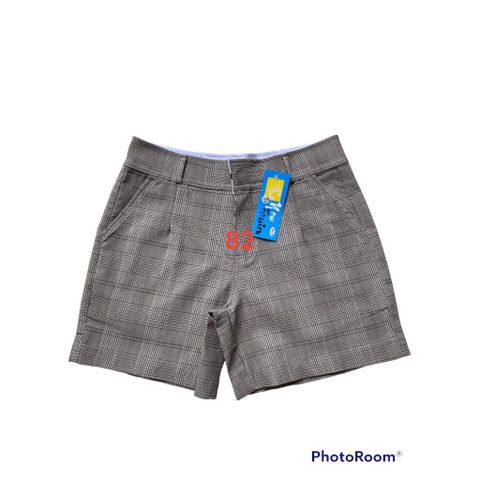 Quần Short Nữ Kaki Cotton Co Giãn Họa Tiết Karo - Thời Trang Nữ Thanh Lịch Cho Mọi Cô Gái