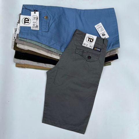 Quần Short Kaki Nam Bigsize - Dáng Basic Chất Mềm Mịn, Năng Động, 9 Màu Trẻ Trung Cho Nam 50kg - 80kg
