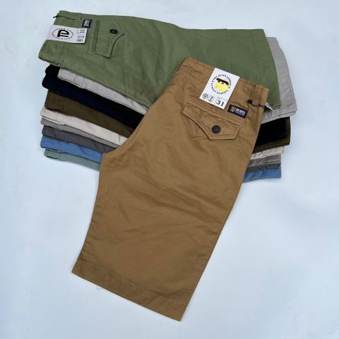 Quần Short Kaki Nam Bigsize - Dáng Basic Chất Mềm Mịn, Năng Động, 9 Màu Trẻ Trung Cho Nam 50kg - 80kg