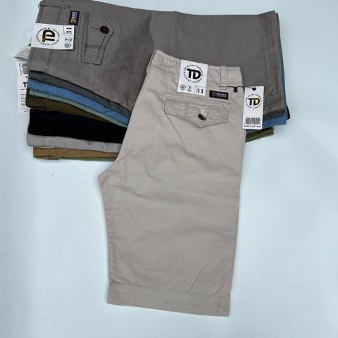 Quần Short Kaki Nam Bigsize - Dáng Basic Chất Mềm Mịn, Năng Động, 9 Màu Trẻ Trung Cho Nam 50kg - 80kg
