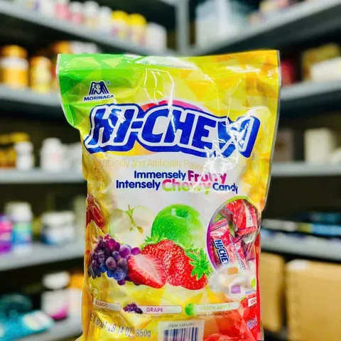 Kẹo Dẻo Trái Cây Morinaga Hi-Chew 850g - Ngọt Ngào, Chua Thanh, 4 Hương Vị Tự Nhiên - Bánh Kẹo Tuyệt Hảo từ Mỹ
