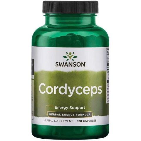 Đông Trùng Hạ Thảo Swanson Cordyceps 600mg 120 viên