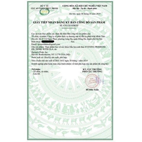 [Date 2028]Viên uống tinh dầu hoa anh thảo, cân bằng nội tiết tố Puritan's pride - Shop Songvy