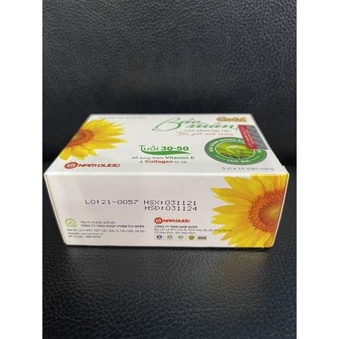 Viên Uống Bảo Xuân Gold Dành Cho Nam 30-50 Tuổi - Cân Bằng Nội Tiết Tố - Cải Thiện Sức Khỏe và Tình Trạng Da - Hộp 30 Viên