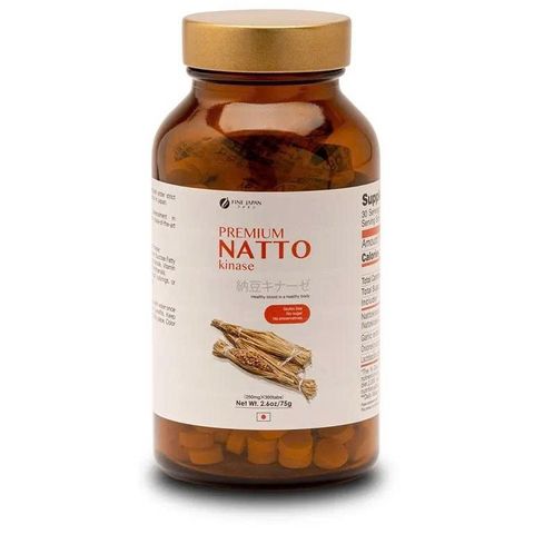 Viên uống Phòng Ngừa Đột Quỵ Nattokinase 2000FU Fine Japan - Bổ Sung Dinh Dưỡng Tim Mạch, Giúp Tăng Cường Tuần Hoàn Máu