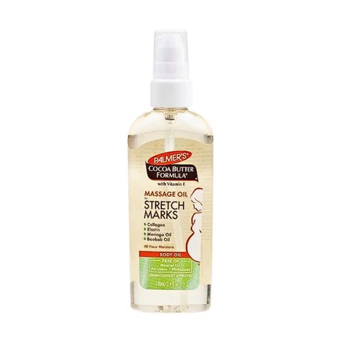 Dầu Massage Palmer’s Cocoa Butter 100ml - Giảm Vết Rạn Da, Dưỡng Ẩm, Tăng Đàn Hồi Cho Phụ Nữ Thai Kỳ và Sau Sinh