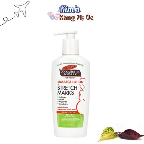 Lotion Palmer’s Cocoa Butter Ngăn Ngừa Rạn Da - Dưỡng Ẩm & Cải Thiện Độ Đàn Hồi Da 250ml Cho Phụ Nữ Mang Thai & Sau Sinh