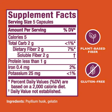 Viên Uống Bổ Sung Chất Xơ Metamucil 3-in-1 Psyllium Fiber – Hỗ Trợ Tiêu Hóa, Giảm Táo Bón, 300 Viên Mỹ