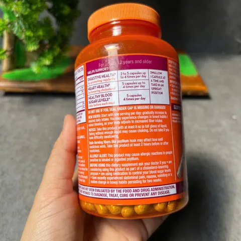 Viên Uống Bổ Sung Chất Xơ Metamucil 3-in-1 Psyllium Fiber – Hỗ Trợ Tiêu Hóa, Giảm Táo Bón, 300 Viên Mỹ