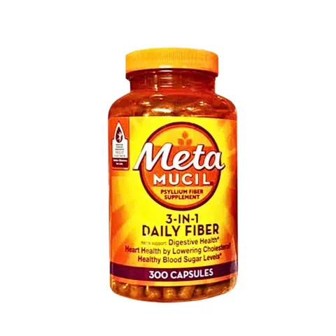 Viên Uống Bổ Sung Chất Xơ Metamucil 3-in-1 Psyllium - Hỗ Trợ Tiêu Hóa, Giảm Táo Bón, 300 Viên Mỹ