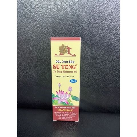 Dầu Xoa Bóp Su Tông Chánh Đại - Giảm Đau Vai, Lưng, Đầu, Đau Nhức Khớp - Hỗ Trợ Thư Giãn Hiệu Quả 50ml