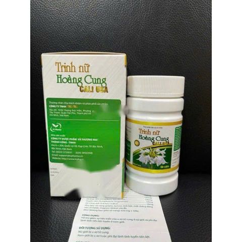 Viên U Xơ Tử Cung Trinh Nữ Hoàng Cung Cali USA - Hỗ Trợ Giảm Tiến Triển U Xơ Tử Cung Chai 50 Viên, Sức Khỏe Phụ Nữ hiệu quả