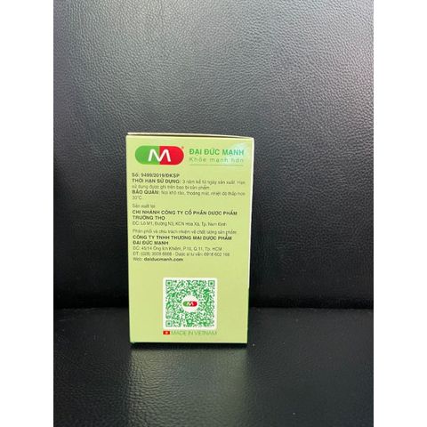 Viên Thìa Canh Giảo Cổ Lam Đại Đức Mạnh - Hỗ Trợ Giảm Đường Huyết, Cholesterol và Lipid Tự Nhiên (60 Viên)