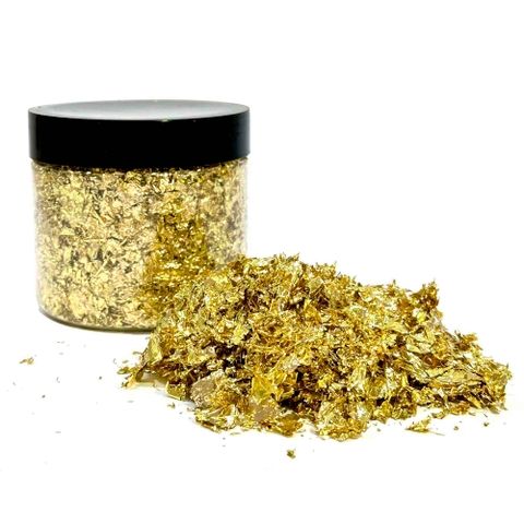 Lá Vàng 22K Dát Tượng Phật - 30g Đồ Thủ Công Mỹ Nghệ, Lớp Vàng Bóng Mịn Bền Đẹp, Dễ Thi Công, Giá Rẻ