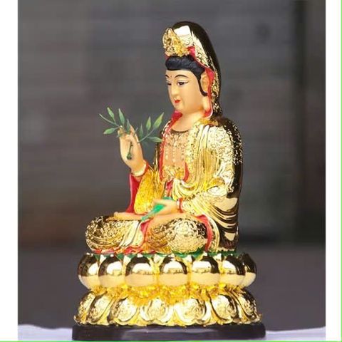 Lá Vàng 22K Dát Tượng Phật - 30g Đồ Thủ Công Mỹ Nghệ, Lớp Vàng Bóng Mịn Bền Đẹp, Dễ Thi Công, Giá Rẻ