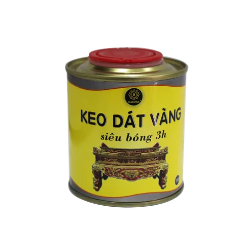 Lọ 200g Keo Dát Vàng Siêu Bóng Khô Nhanh 3H - Dễ Thi Công, Phù Hợp Nhiều Chất Liệu Gỗ, Kim Loại, Nhựa, Đá, Thủy Tinh