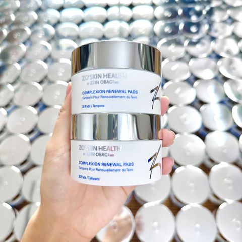 Miếng Tẩy Tế Bào Chết Zo Skin Health Complexion Renewal Pads - Hộp 30 Miếng, Tẩy Da Chết, Chăm Sóc Da Mặt Nhẹ Nhàng