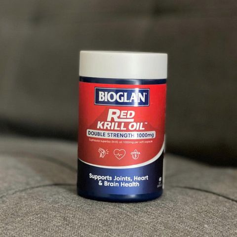 Dầu Nhuyễn Thể Bioglan Red Krill Oil 1000mg - Hỗ Trợ Tim Mạch, Não Bộ, Khớp - 60 Viên Omega 3 Chất Lượng Cao Từ Úc