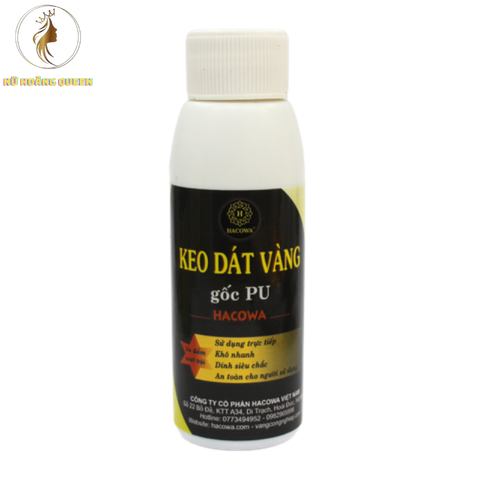 100ml Keo Dát Vàng Gốc PU - Keo Dán Siêu Bền, Khô Nhanh, Thơm Nhài - Phù Hợp Với Lá Vàng Trang Trí Craftsman