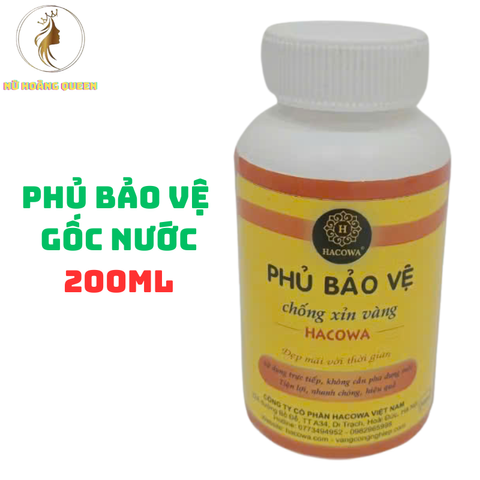 Phủ Bảo Vệ Chống Xỉn Vàng Gốc Nước 200ml - Lớp Bóng Bảo Quản Cho Lá Vàng Dát Trang Trí Hoa Quả, Thạch Cao, Xi Măng, Giấy Vải