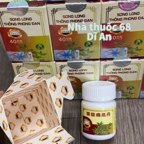Viên Uống Hỗ Trợ Xương Khớp Song Long Thống Phong Đan - Giảm Đau Nhức, Tê Mỏi, Dễ Dàng Vận Động - Hàng 2 Tem Chính Hãng