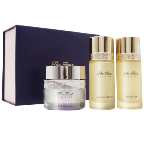 Set Kem Dưỡng Mắt Ohui The First Geniture 55ml - Cải Thiện Nếp Nhăn, Săn Chắc Da Mắt, Phục Hồi Mặt Cảm Ứng Dinh Dưỡng
