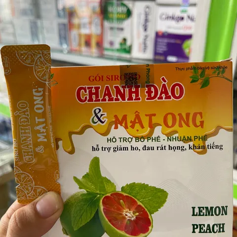 Siro Ho Cao Lá Thường Xuân Mật Ong Tỏi Đen - Hỗ Trợ Giảm Ho, Long Đờm - Hộp 30 Gói Thực Phẩm Chức Năng Mễ Trùng