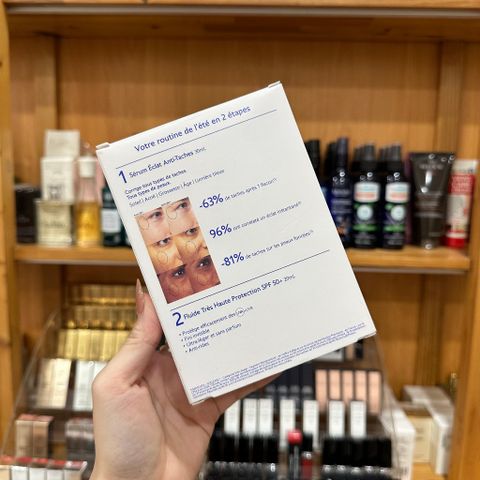 Combo Chăm Sóc Da Caudalie Vinoperfect - Serum Sáng Da + Kem Chống Nắng Bảo Vệ Da, Giúp Mờ Thâm, Làm Đều Màu Da