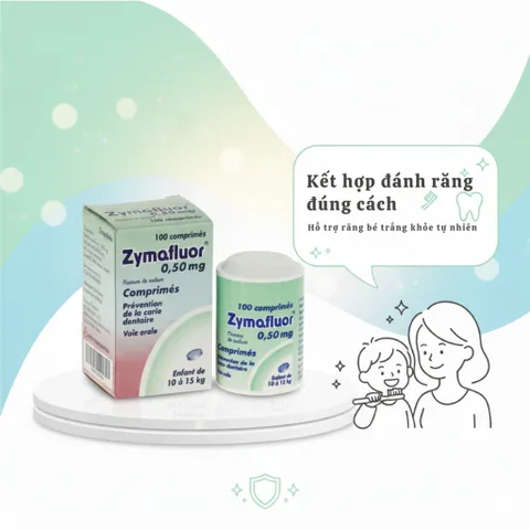 Viên Ngậm Hỗ Trợ Răng Miệng Cho Bé – Dạng Nhai Dễ Dùng, Hộp 100 Viên, Vị Thanh Nhẹ