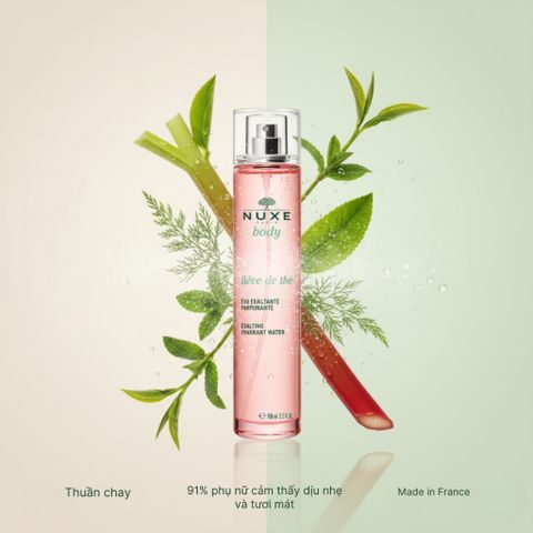Nuxe Rêve de Thé Nước Hoa EDP 100ml - Hương Trà Xanh Tươi Mát, Thư Giãn - Nước Hoa Unisex Từ Pháp