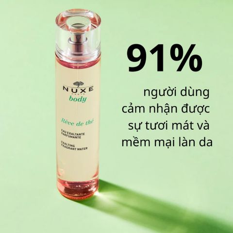 Nuxe Rêve de Thé Nước Hoa EDP 100ml - Hương Trà Xanh Tươi Mát, Thư Giãn - Nước Hoa Unisex Từ Pháp