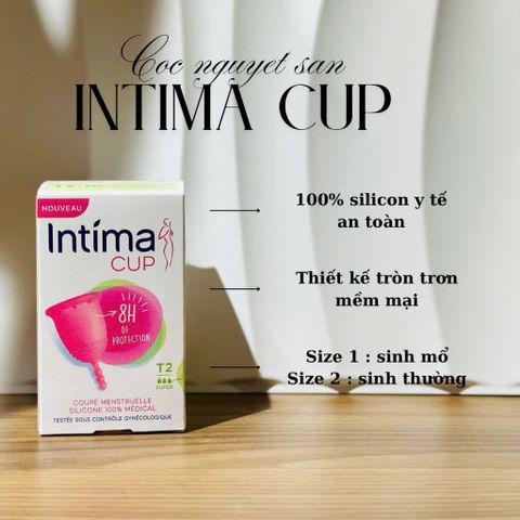 Cốc Nguyệt San Intima Cup Pháp - An Toàn, Tái Sử Dụng, Thân Thiện với Môi Trường - Giải Pháp Tiết Kiệm cho Kỳ Kinh Nguyệt