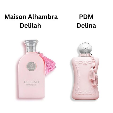 Nước Hoa Nữ Maison Alhambra Delilah EDP 100ml - Hương Hoa Hồng Ngọt Dịu, Sang Trọng, Thích Hợp Ngày và Đêm