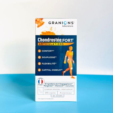 Viên Uống Bổ Xương Khớp Granions Chondrostéo+ - Giảm Thoái Hóa Khớp, Hỗ Trợ Khớp Linh Hoạt và Vận Động Cải Thiện sức khỏe