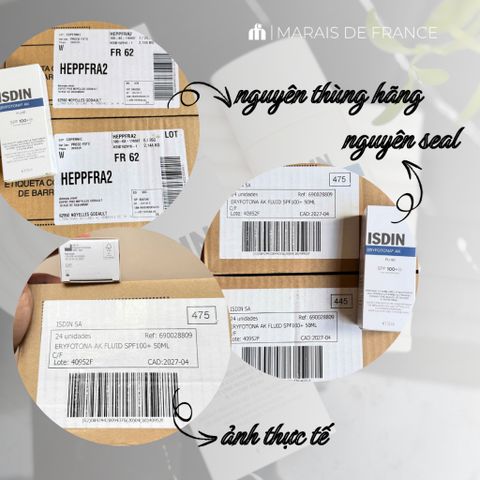 Kem Chống Nắng ISDIN Eryfotona AK-NMSC Fluid SPF100+ 50ml - Bảo Vệ Da Tổn Thương, Hỗ Trợ Phục Hồi Da Nhạy Cảm, Dạng Lỏng Nhẹ