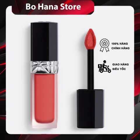Son Kem Dior Forever Liquid 626 Đỏ Gạch - Siêu Lì, Không Trôi, Chất Son Dưỡng Môi tuyệt vời