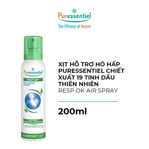 Xịt Giảm Viêm Xoang Puressentiel Respiratory Spray 20ml – 19 Tinh Dầu Thiên Nhiên, Giúp Thở Dễ