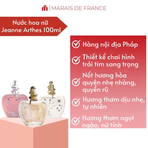 Nước hoa nữ Jeanne Arthes Amore Mio EDP 100ml Pháp đa dạng mùi hương