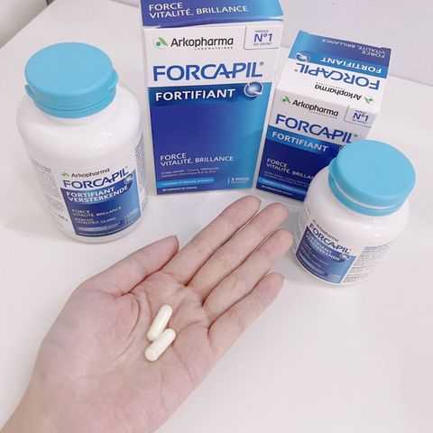 Viên uống hỗ trợ mọc tóc và dưỡng móng Forcapil Arkopharma Pháp - Giải pháp chăm sóc tóc chắc khỏe, giảm rụng, bổ sung Vitamin và khoáng chất.