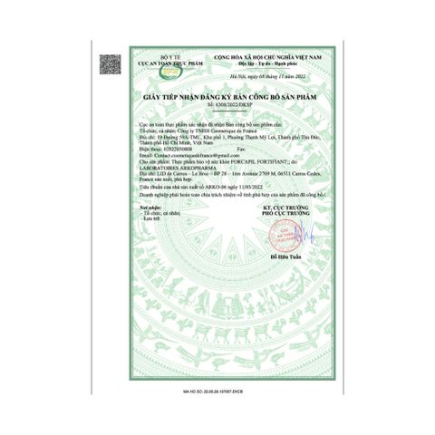 Viên uống hỗ trợ mọc tóc và dưỡng móng Forcapil Arkopharma Pháp - Giải pháp chăm sóc tóc chắc khỏe, giảm rụng, bổ sung Vitamin và khoáng chất.