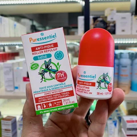 Lăn Chống Muỗi & Ngăn Côn Trùng Puressentiel Anti-Pique 30ml – An Toàn Cho Bé Từ 6 Tháng & Mẹ Bầu