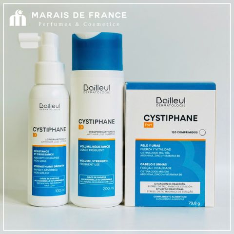 Dầu Gội Biorga Cystiphane 200ml - Giảm Rụng Tóc, Kích Mọc Tóc An Toàn Cho Mẹ Bầu & Phụ Nữ - Chăm Sóc Tóc Hiệu Quả
