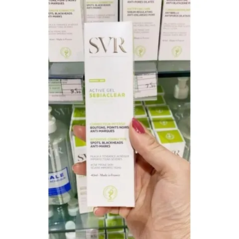 Kem Dưỡng SVR Sebiaclear Active Gel 40ml - Hỗ Trợ Giảm Mụn, Mờ Thâm, Kiểm Soát Dầu Nhờn với 14% Gluconolactone và Niacinamide