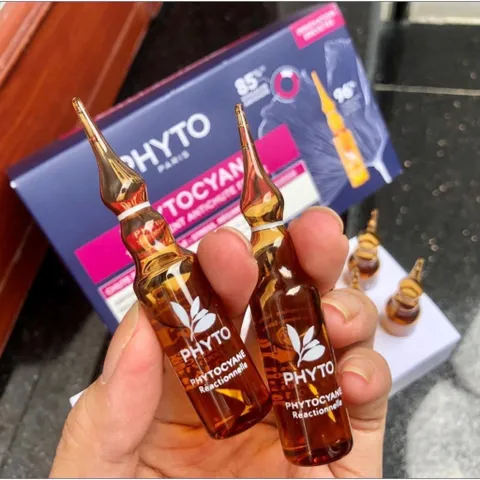 Tinh Chất Giảm Rụng Tóc Di Truyền Phyto Phytocyane Cho Nữ 12x5ml - Giải Pháp Mọc Tóc Cao Cấp Từ Pháp, Tăng Cường Sức Khỏe Tóc