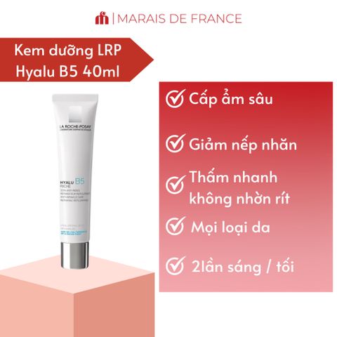 Kem Dưỡng Ẩm Hyalu B5 Rich Care 40ml – Chống Lão Hóa, Giảm Nếp Nhăn, Da Mềm Mượt