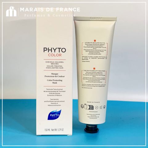 Dầu Xả Dưỡng Tóc Nhuộm Phyto Color Protecting Mask 150ml - Bảo Vệ Màu & Tóc Mềm Mượt, Chiết Xuất Thiên Nhiên Từ Pháp