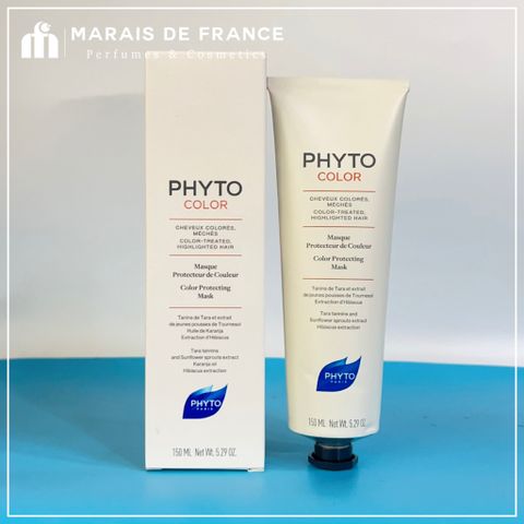 Dầu Xả Dưỡng Tóc Nhuộm Phyto Color Protecting Mask 150ml - Bảo Vệ Màu & Tóc Mềm Mượt, Chiết Xuất Thiên Nhiên Từ Pháp