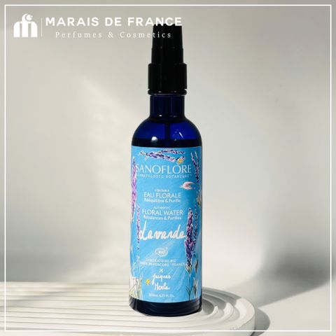 Xịt Khoáng Oải Hương Sanoflore 200ml - Nước Hoa Hồng Hữu Cơ Giảm Nhờn, Se Lỗ Chân Lông Cho Da Dầu, Da Mụn