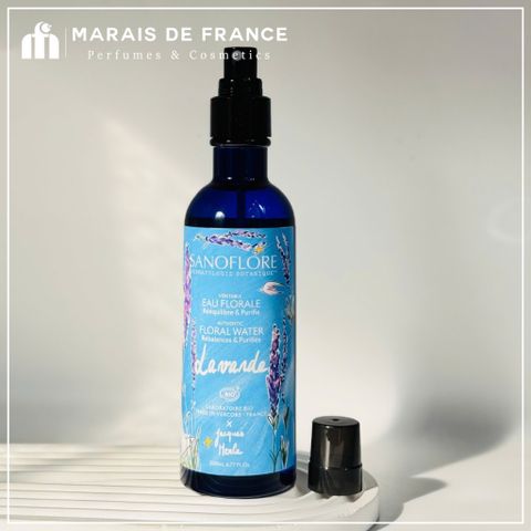Xịt Khoáng Oải Hương Sanoflore 200ml - Nước Hoa Hồng Hữu Cơ Giảm Nhờn, Se Lỗ Chân Lông Cho Da Dầu, Da Mụn