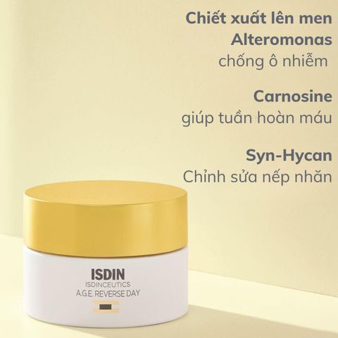 Kem Dưỡng Da Ban Ngày Isdinceutics AGE Reverse 50g – Nâng Cơ, Làm Săn Chắc & Giảm Nếp Nhăn Hiệu Quả